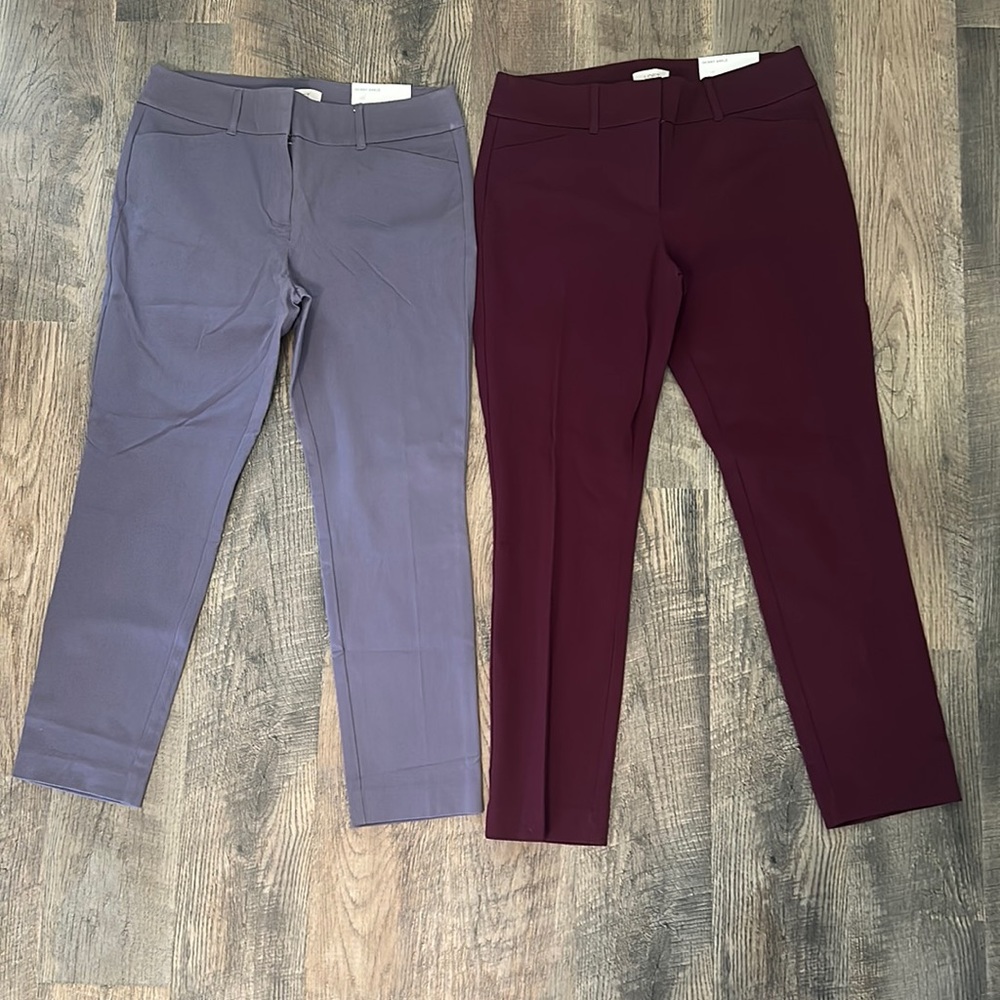 Loft Outlet mid rise skinny ankle pants size 8